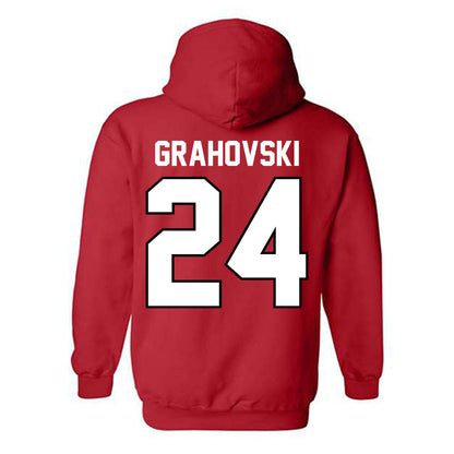 Ohio State - NCAA Men's Gymnastics : Kristian Grahovski - Classic Shersey Hooded Sweatshirt-1
