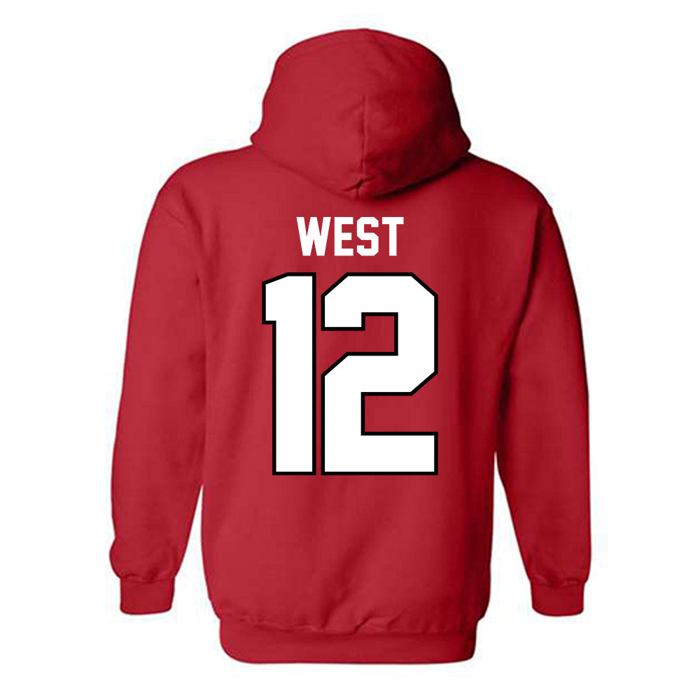 Ohio State - NCAA Baseball : Gavin West - Classic Shersey Hooded Sweatshirt-1