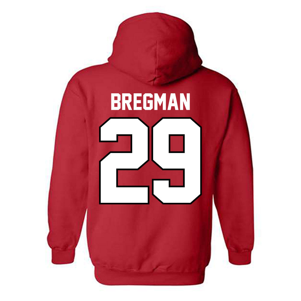 Ohio State - NCAA Men's Lacrosse : Mason Bregman - Classic Shersey Hooded Sweatshirt-1