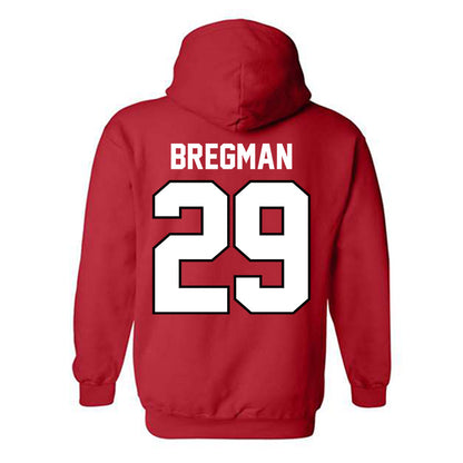 Ohio State - NCAA Men's Lacrosse : Mason Bregman - Classic Shersey Hooded Sweatshirt-1