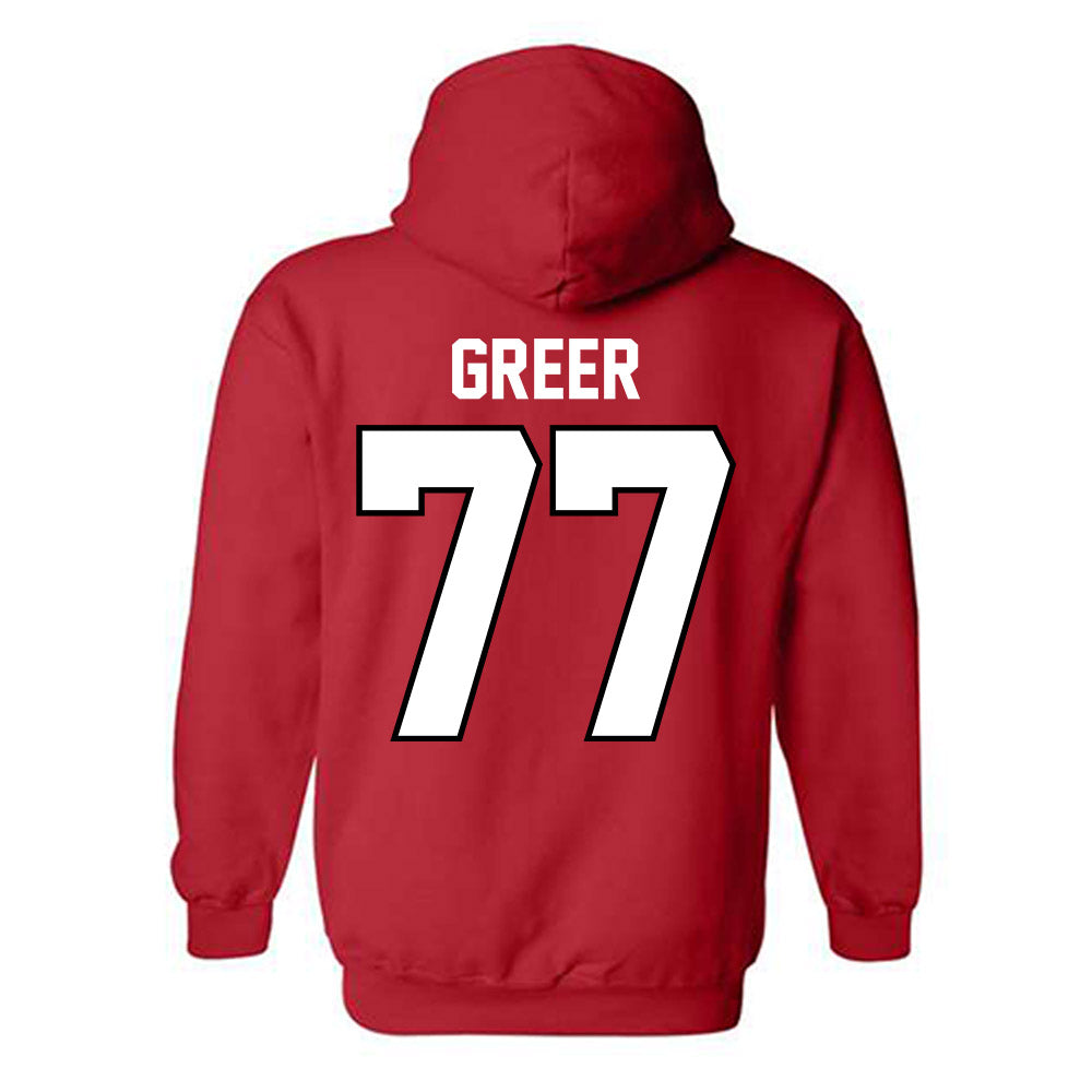 Ohio State - NCAA Football : Sam Greer - Classic Shersey Hooded Sweatshirt-1