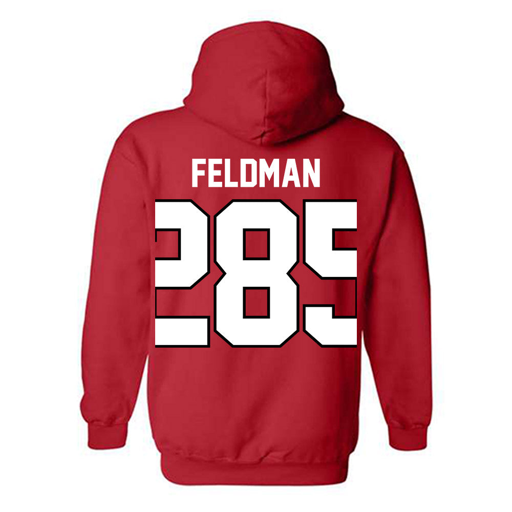 Ohio State - NCAA Wrestling : Nick Feldman - Classic Shersey Hooded Sweatshirt-1