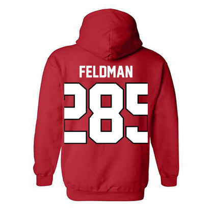 Ohio State - NCAA Wrestling : Nick Feldman - Classic Shersey Hooded Sweatshirt-1