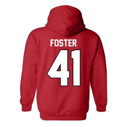 Ohio State - NCAA Men's Lacrosse : Kyle Foster - Classic Shersey Hooded Sweatshirt-1