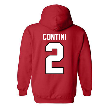 Ohio State - NCAA Men's Gymnastics : Peyton Contini - Classic Shersey Hooded Sweatshirt-1