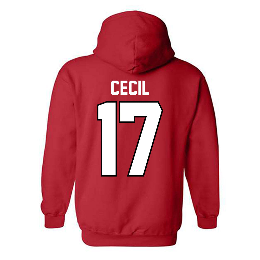 Ohio State - NCAA Baseball : Jack Cecil - Classic Shersey Hooded Sweatshirt-1