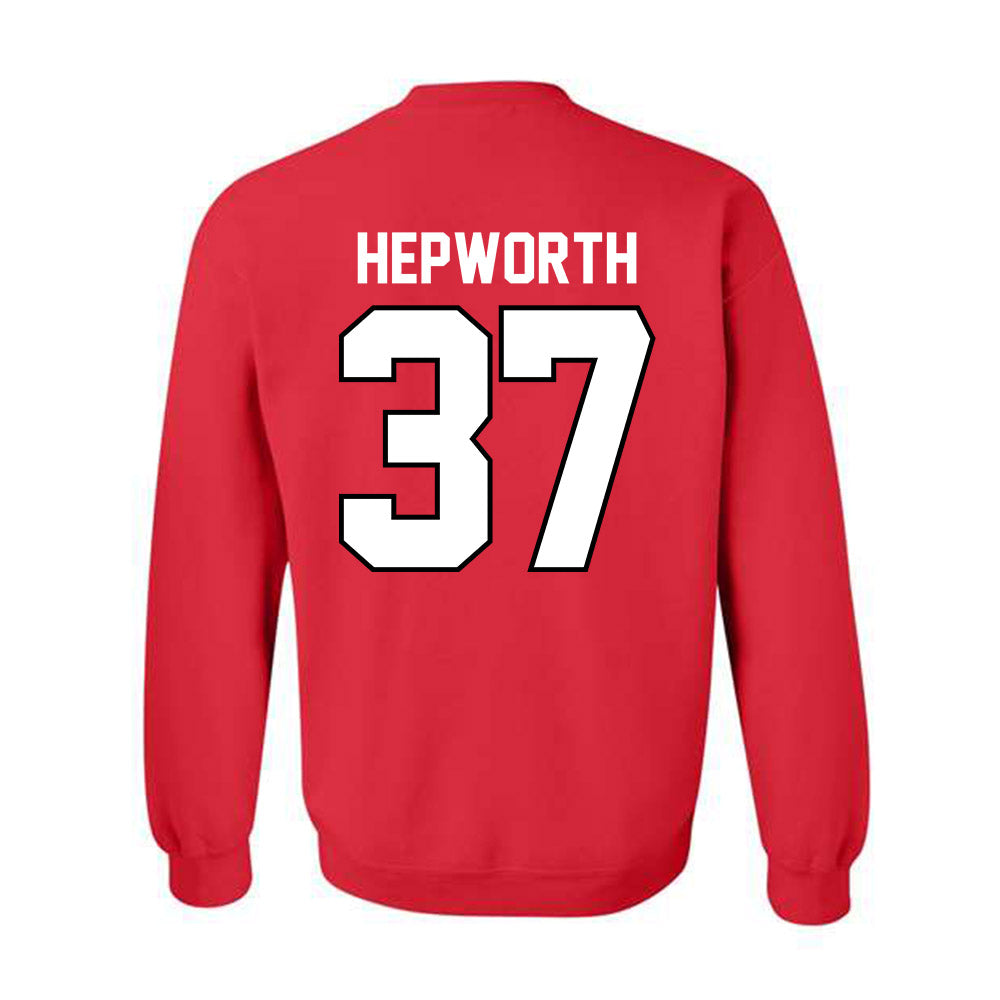 Ohio State - NCAA Men's Lacrosse : Zach Hepworth - Classic Shersey Crewneck Sweatshirt-1