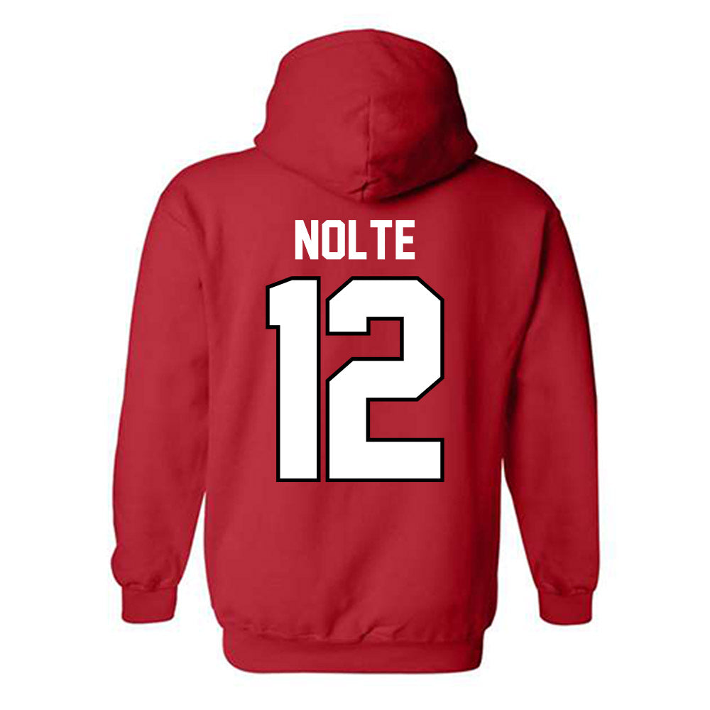 Ohio State - NCAA Men's Volleyball : Ian Nolte - Classic Shersey Hooded Sweatshirt-1