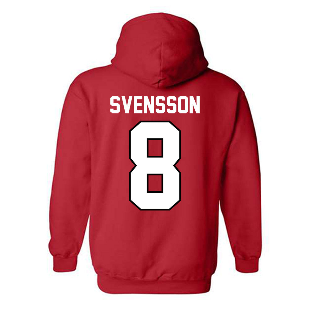 Ohio State - NCAA Women's Ice Hockey : Hilda Svensson - Classic Shersey Hooded Sweatshirt-1