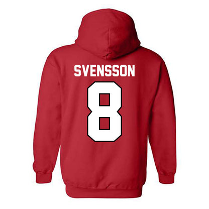 Ohio State - NCAA Women's Ice Hockey : Hilda Svensson - Classic Shersey Hooded Sweatshirt-1