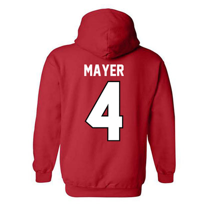 Ohio State - NCAA Men's Lacrosse : Ben Mayer - Classic Shersey Hooded Sweatshirt-1