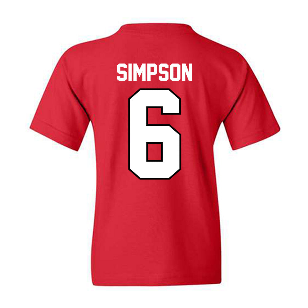 Ohio State - NCAA Baseball : Maddix Simpson - Classic Shersey Youth T-Shirt-1