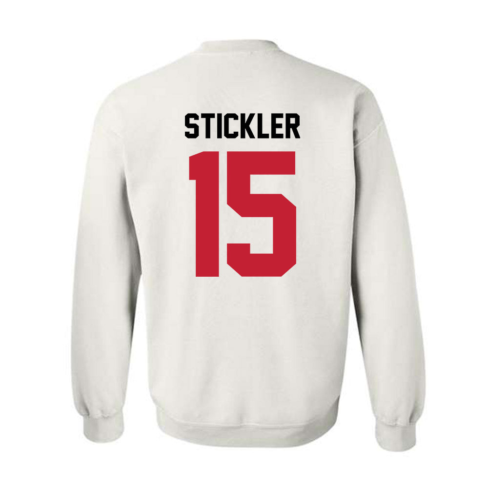 Ohio State - NCAA Women's Lacrosse : Mackie Stickler - Classic Shersey Crewneck Sweatshirt-1