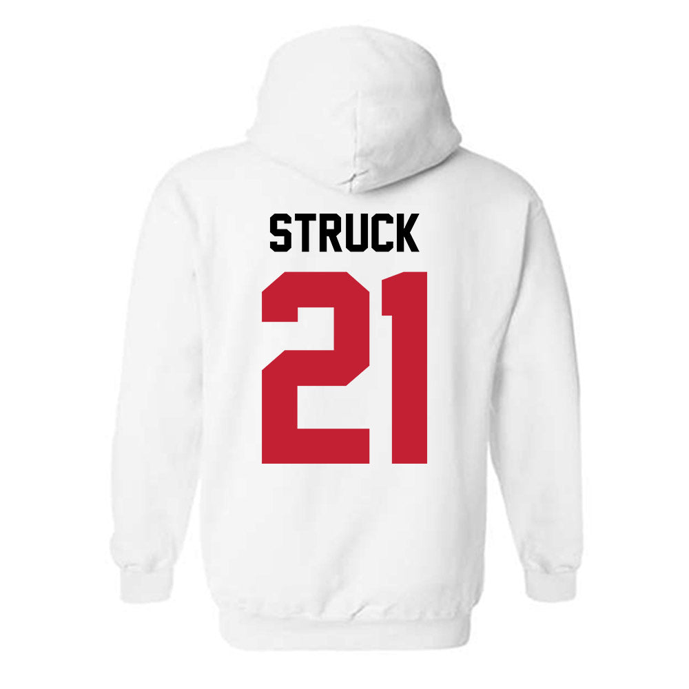 Ohio State - NCAA Men's Lacrosse : Jake Struck - Classic Shersey Hooded Sweatshirt-1
