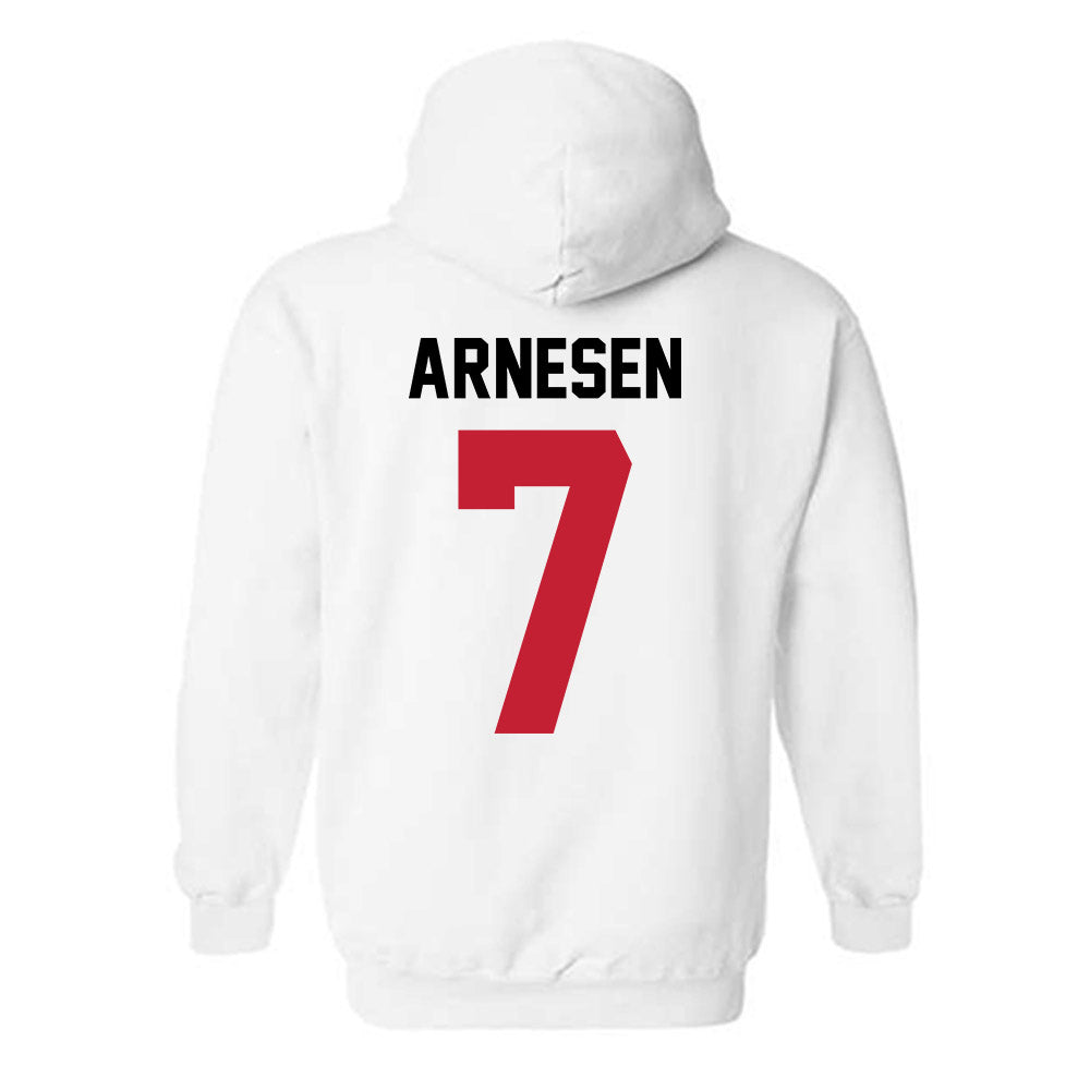 Ohio State - NCAA Men's Soccer : William Arnesen - Classic Shersey Hooded Sweatshirt-1