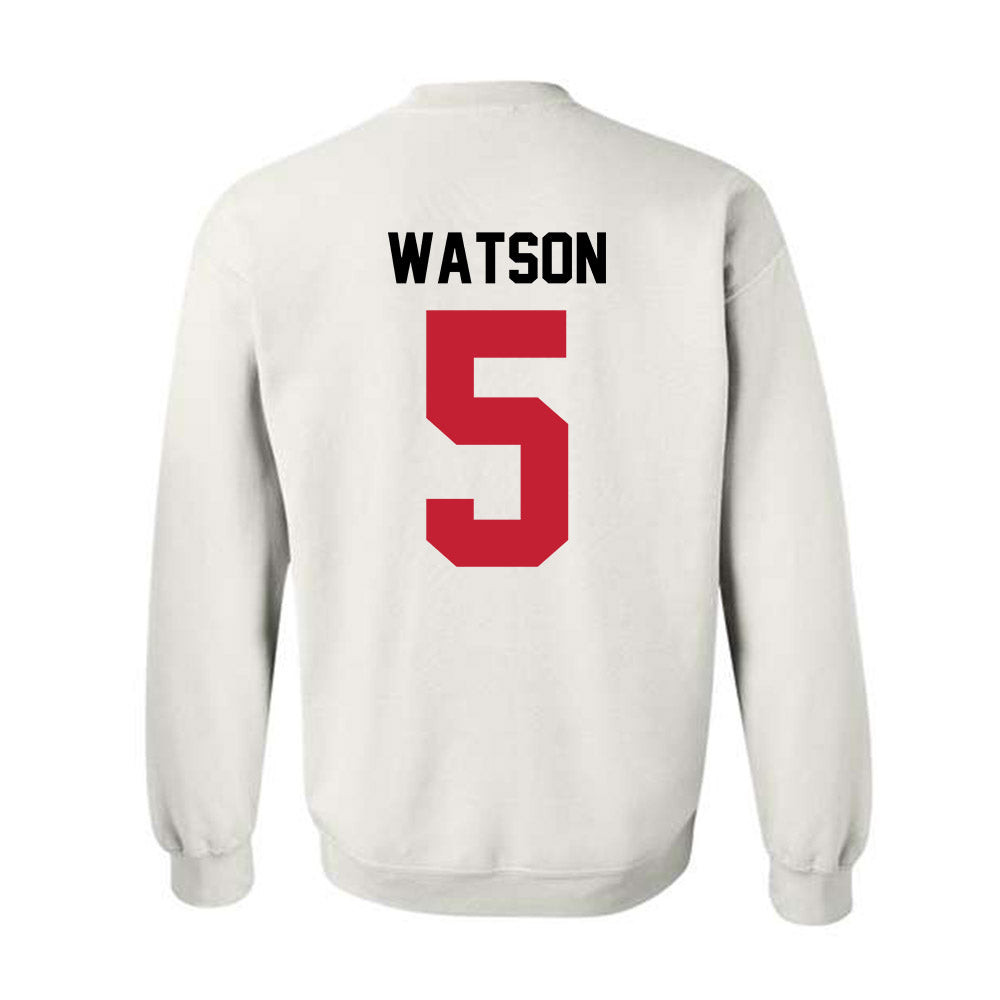 Ohio State - NCAA Women's Basketball : Ava Watson - Classic Shersey Crewneck Sweatshirt-1