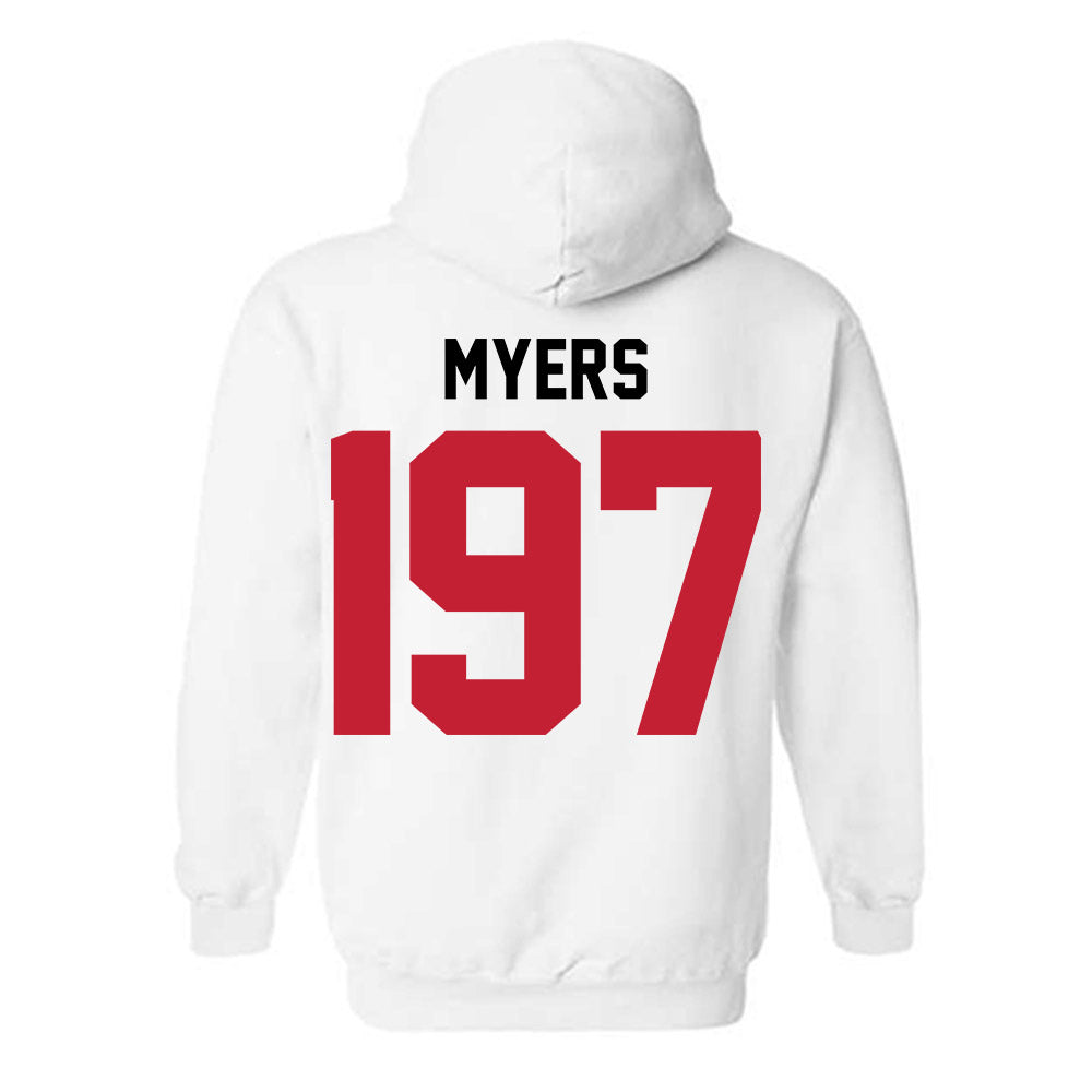 Ohio State - NCAA Wrestling : Xander Myers - Classic Shersey Hooded Sweatshirt-1
