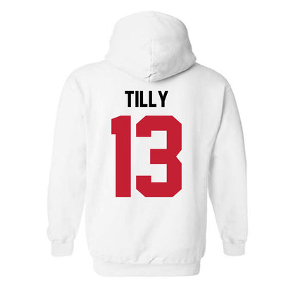 Ohio State - NCAA Men's Basketball : Christoph Tilly - Classic Shersey Hooded Sweatshirt-1