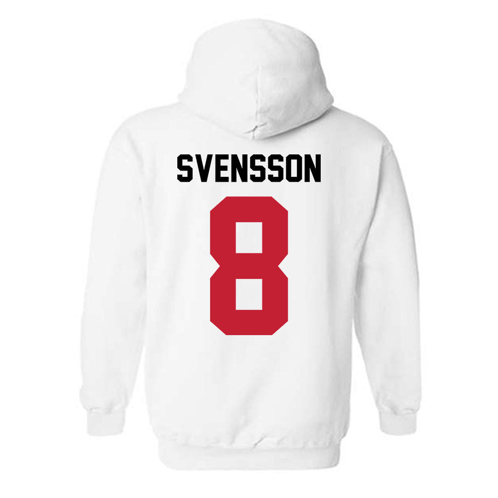 Ohio State - NCAA Women's Ice Hockey : Hilda Svensson - Classic Shersey Hooded Sweatshirt-1