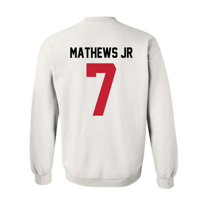 Ohio State - NCAA Football : Jermaine Mathews Jr - Classic Shersey Crewneck Sweatshirt-1