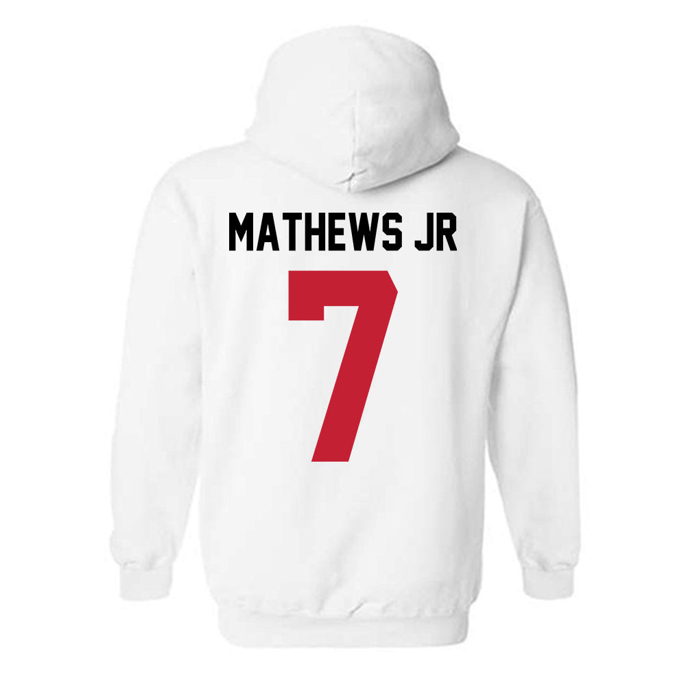 Ohio State - NCAA Football : Jermaine Mathews Jr - Classic Shersey Hooded Sweatshirt-1