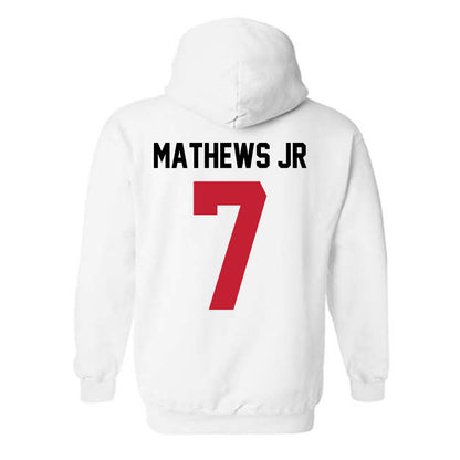 Ohio State - NCAA Football : Jermaine Mathews Jr - Classic Shersey Hooded Sweatshirt-1