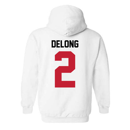 Ohio State - NCAA Softball : Addie DeLong - Classic Shersey Hooded Sweatshirt-1