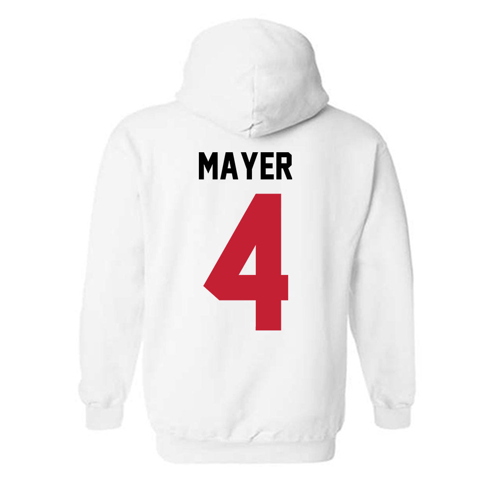 Ohio State - NCAA Men's Lacrosse : Ben Mayer - Classic Shersey Hooded Sweatshirt-1