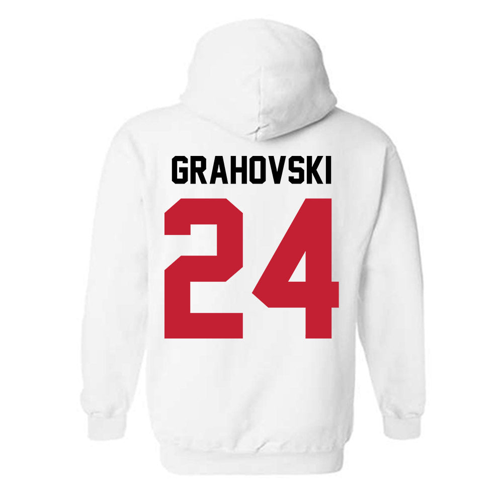 Ohio State - NCAA Men's Gymnastics : Kristian Grahovski - Classic Shersey Hooded Sweatshirt-1