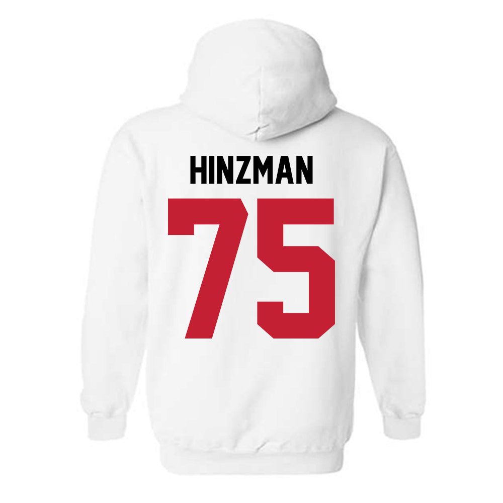 Ohio State - NCAA Football : Carson Hinzman - Classic Shersey Hooded Sweatshirt-1