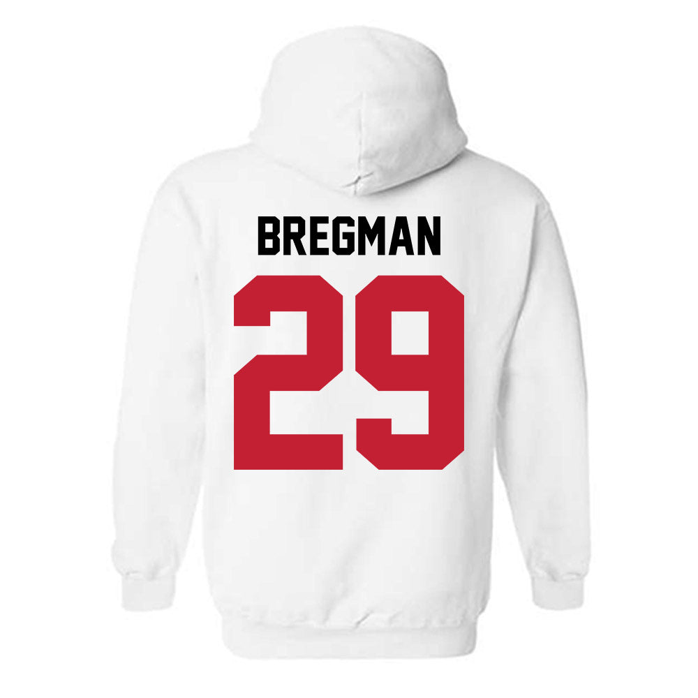 Ohio State - NCAA Men's Lacrosse : Mason Bregman - Classic Shersey Hooded Sweatshirt-1