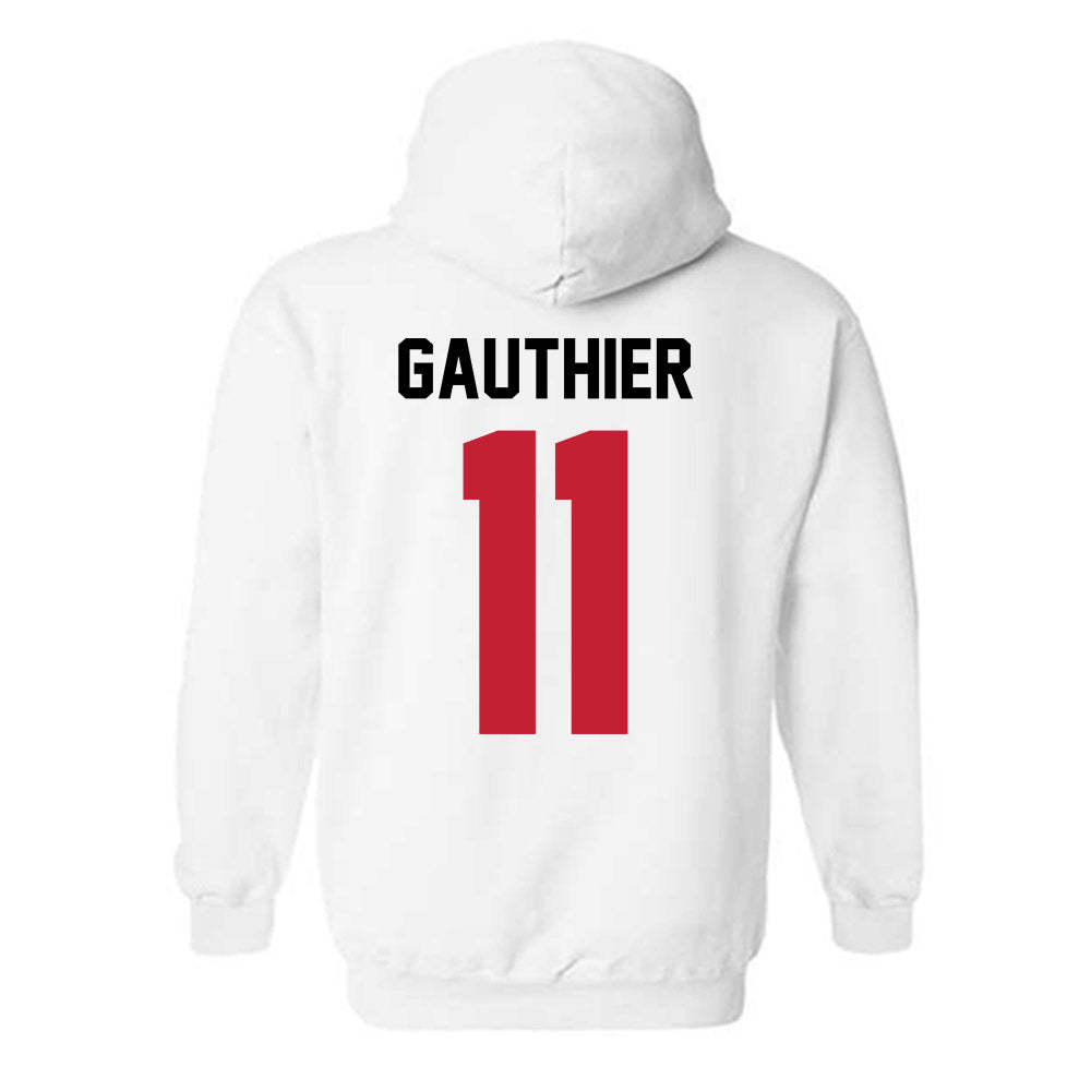 Ohio State - NCAA Women's Volleyball : Navea Gauthier - Classic Shersey Hooded Sweatshirt-1