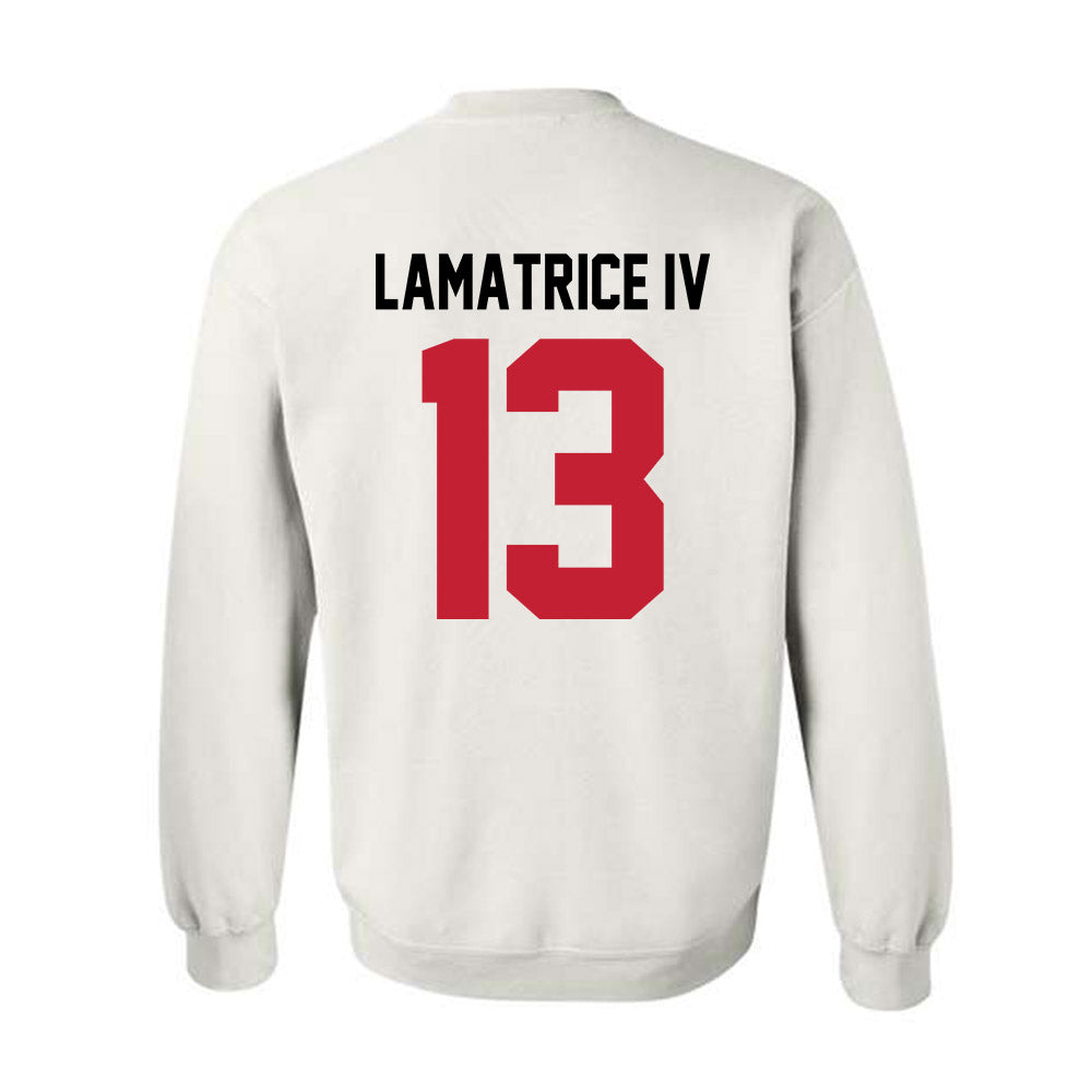 Ohio State - NCAA Men's Lacrosse : Angelo Lamatrice IV - Classic Shersey Crewneck Sweatshirt-1