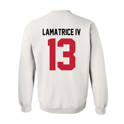 Ohio State - NCAA Men's Lacrosse : Angelo Lamatrice IV - Classic Shersey Crewneck Sweatshirt-1