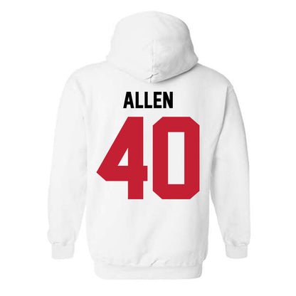 Ohio State - NCAA Men's Lacrosse : Jack Allen - Classic Shersey Hooded Sweatshirt-1