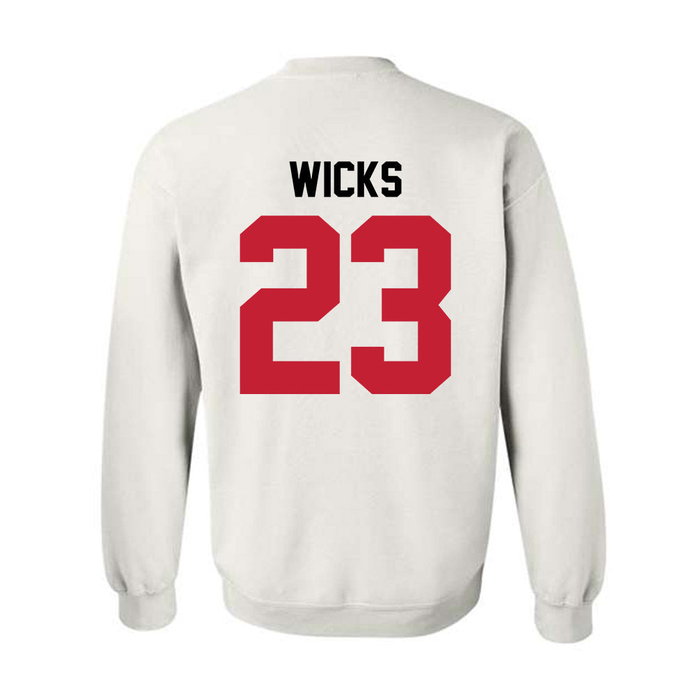 Ohio State - NCAA Women's Ice Hockey : Leah Wicks - Classic Shersey Crewneck Sweatshirt-1