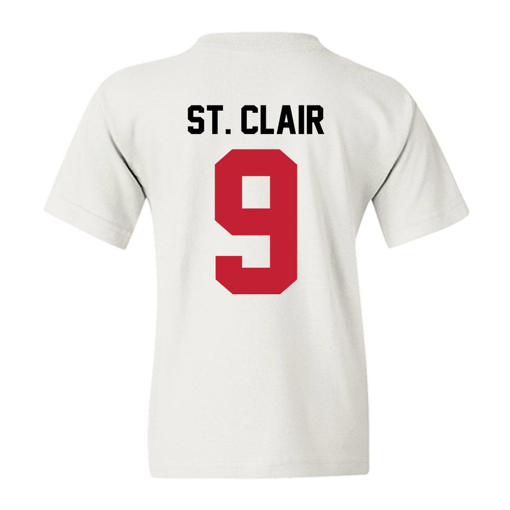 Ohio State - NCAA Football : Tavien St. Clair - Classic Shersey Youth T-Shirt-1
