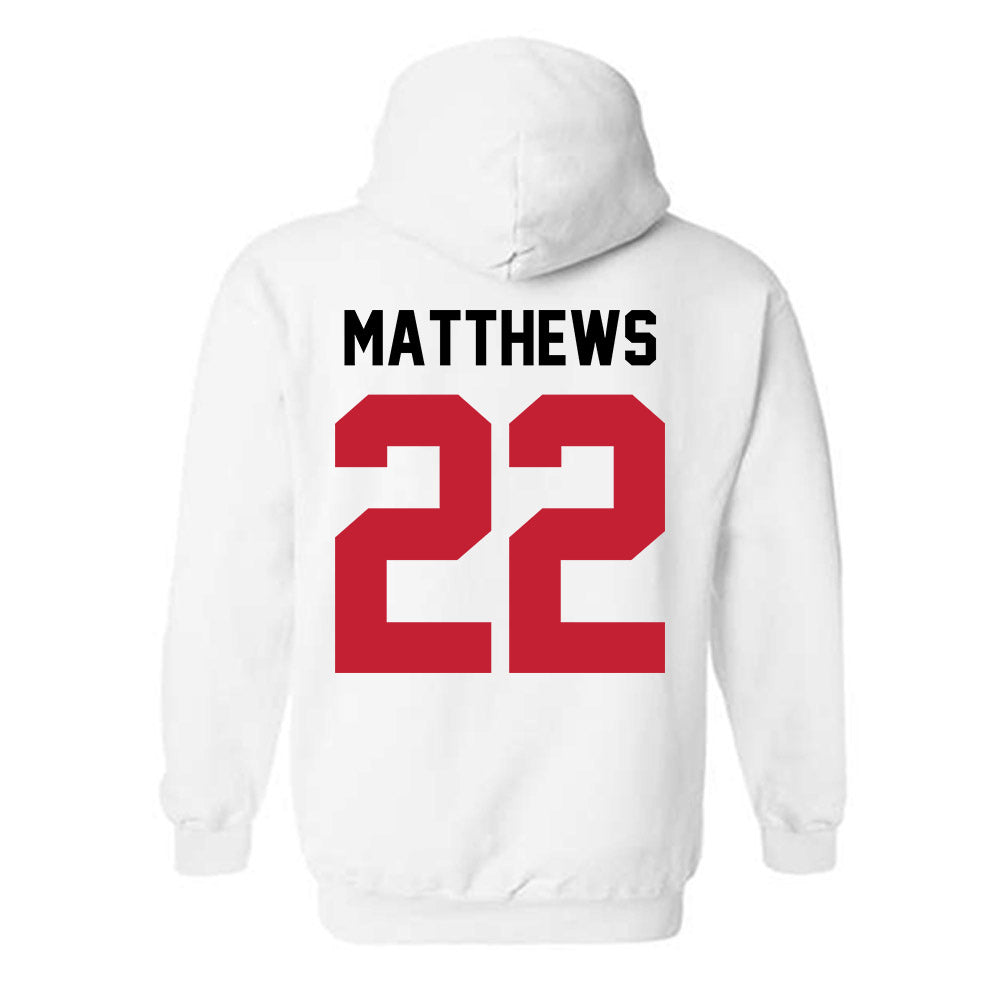 Ohio State - NCAA Women's Ice Hockey : Sloane Matthews - Classic Shersey Hooded Sweatshirt-1