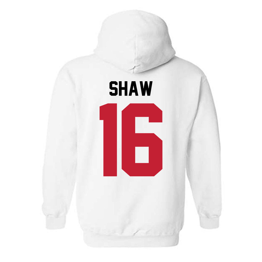 Ohio State - NCAA Men's Lacrosse : Dominic Shaw - Classic Shersey Hooded Sweatshirt-1