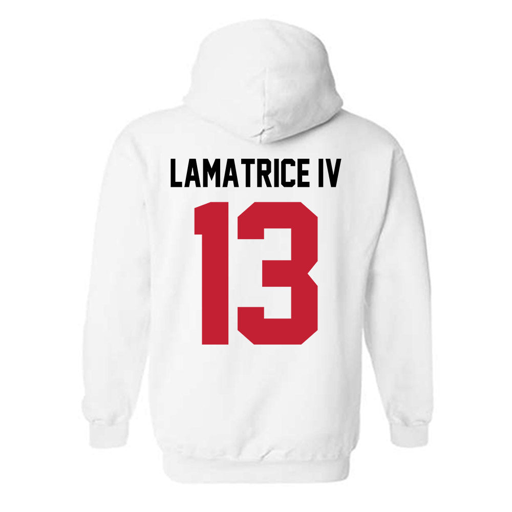 Ohio State - NCAA Men's Lacrosse : Angelo Lamatrice IV - Classic Shersey Hooded Sweatshirt-1