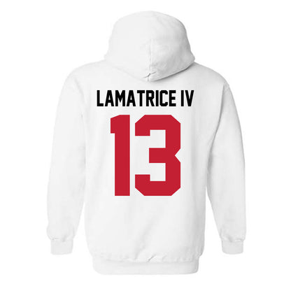 Ohio State - NCAA Men's Lacrosse : Angelo Lamatrice IV - Classic Shersey Hooded Sweatshirt-1