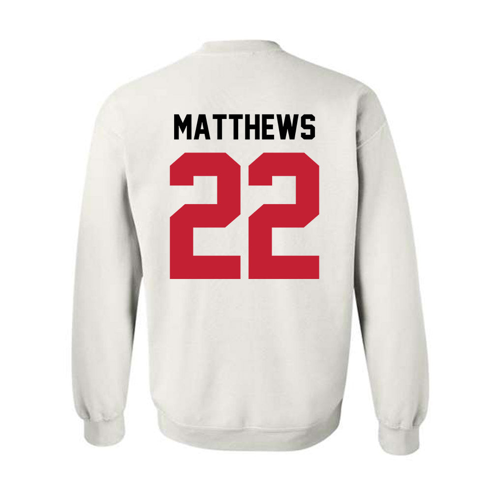 Ohio State - NCAA Women's Ice Hockey : Sloane Matthews - Classic Shersey Crewneck Sweatshirt-1