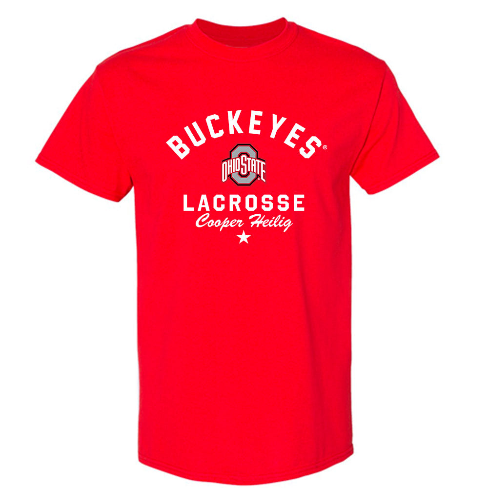 Ohio State - NCAA Men's Lacrosse : Cooper Heilig - Classic Shersey T-Shirt-0