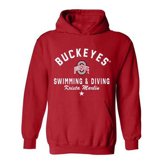 Ohio State - NCAA Women's Swimming & Diving : Krista Marlin - Classic Shersey Hooded Sweatshirt-0