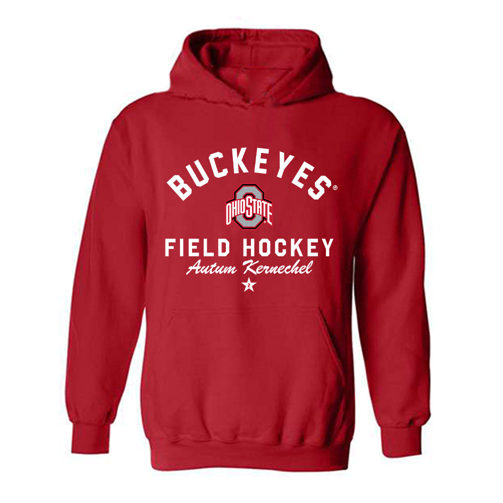 Ohio State - NCAA Women's Field Hockey : Autum Kernechel - Classic Shersey Hooded Sweatshirt-0