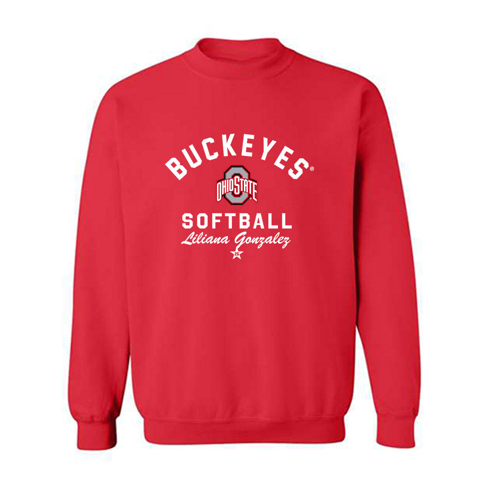 Ohio State - NCAA Softball : Liliana Gonzalez - Classic Shersey Crewneck Sweatshirt-0