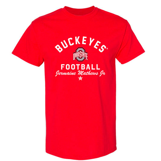 Ohio State - NCAA Football : Jermaine Mathews Jr - Classic Shersey T-Shirt-0