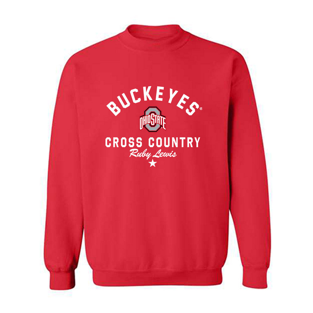 Ohio State - NCAA Women's Cross Country : Ruby Lewis - Classic Shersey Crewneck Sweatshirt-0