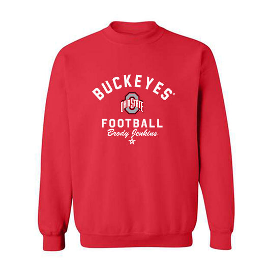 Ohio State - NCAA Football : Brody Jenkins - Classic Shersey Crewneck Sweatshirt-0