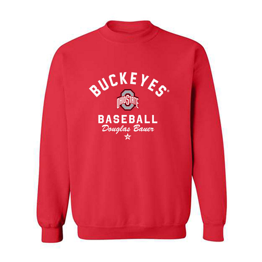 Ohio State - NCAA Baseball : Douglas Bauer - Classic Shersey Crewneck Sweatshirt-0